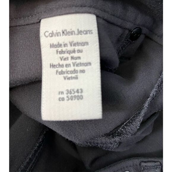 Calvin Klein Women’s 4 Mid Rise Stretch Skinny Legging Jeans Gray - Picture 5 of 9